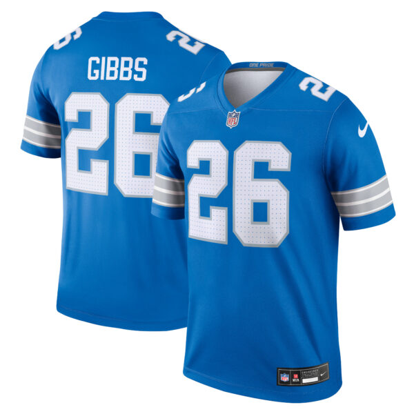 Jahmyr Gibbs Detroit Lions Nike Team Legend Player Performance Top Blue