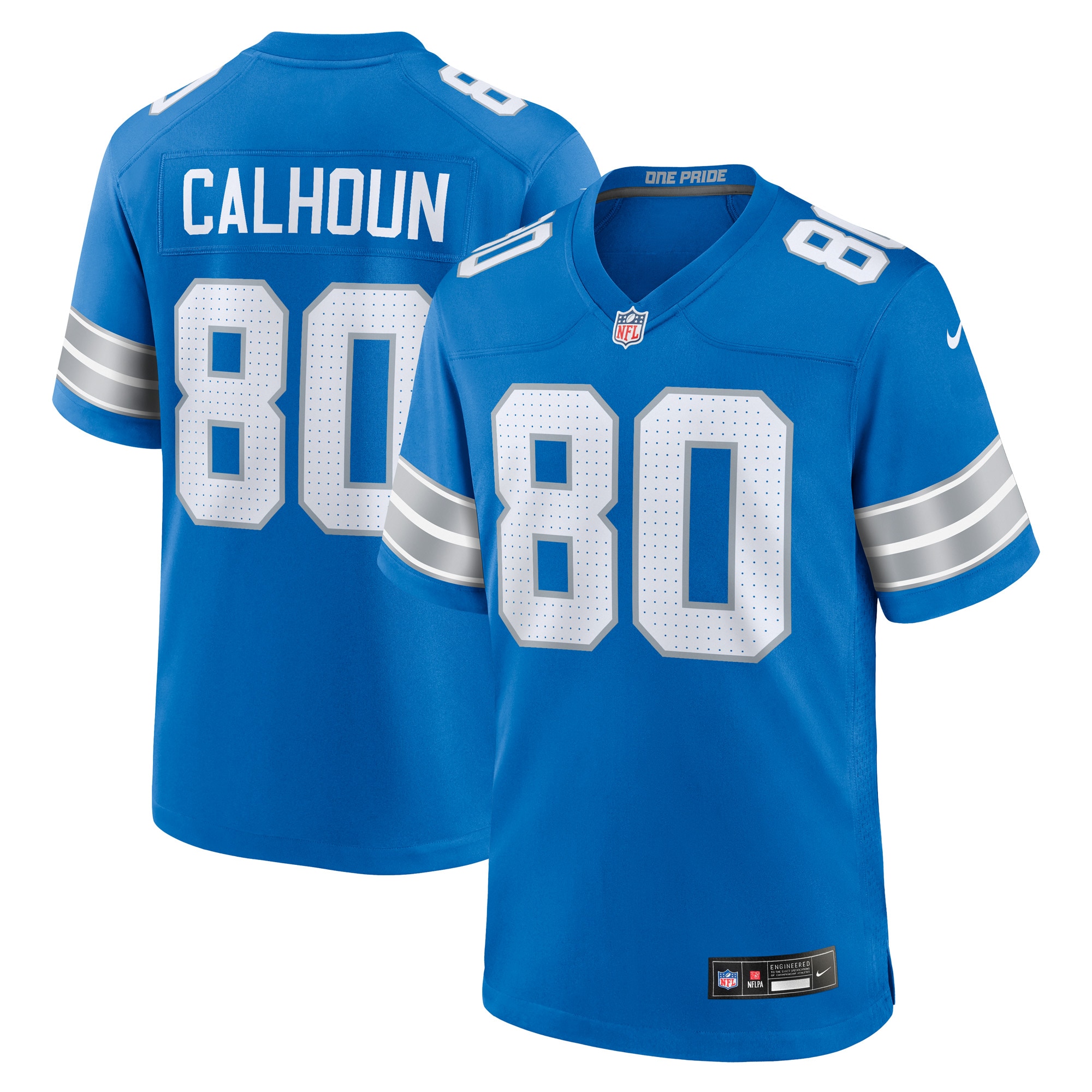 Jalon Calhoun Detroit Lions Nike Game Jersey Blue