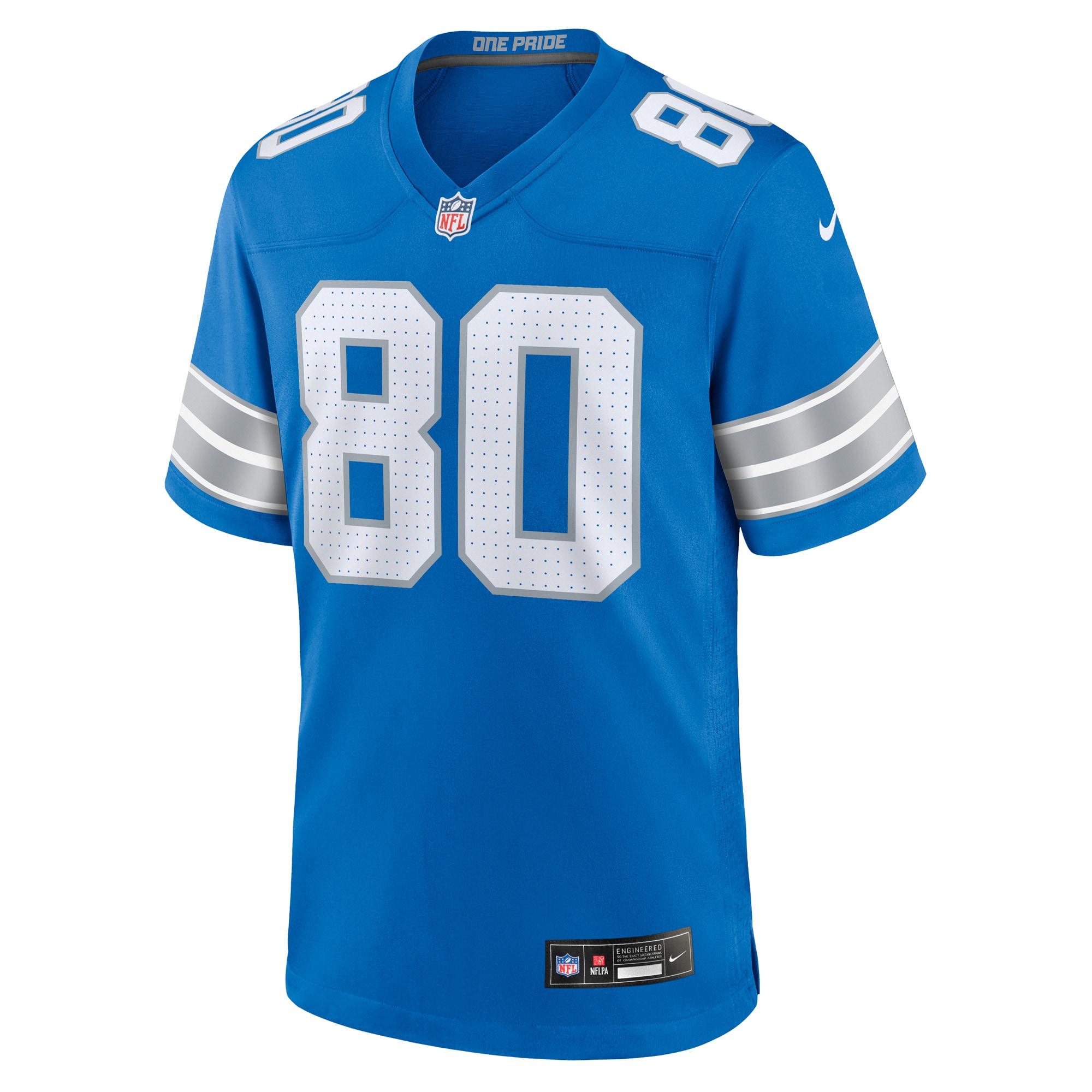 Jalon Calhoun Detroit Lions Nike Game Jersey Blue - Image 2