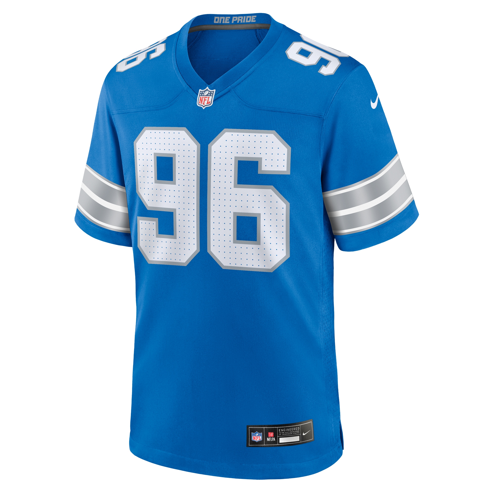 Kyle Peko Detroit Lions Nike Game Jersey Blue - Image 2