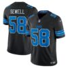 Penei Sewell Detroit Lions Nike Vapor FUSE Alternate Limited Jersey Black