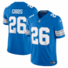 Men’s Detroit Lions 2024 Vapor Limited Jersey – All Stitched – Blue – Jahmyr Gibbs