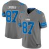 Men’s Detroit Lions 2024 Vapor Limited Jersey – All Stitched – Gray – Sam Laporta