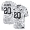 Men’s Packers Home Patch Vapor Jersey V3 – All Stitched – White – AJ Dillon