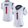 Houston Texans #1 Stefon Diggs White Vapor Untouchable Limited Stitched Jersey