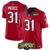 Houston Texans #31 Dameon Pierce Red 2023 FUSE AFC South Champions Jersey