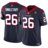 Houston Texans #26 Devin Singletary Navy 2023 FUSE With John Madden Patch Vapor Jersey