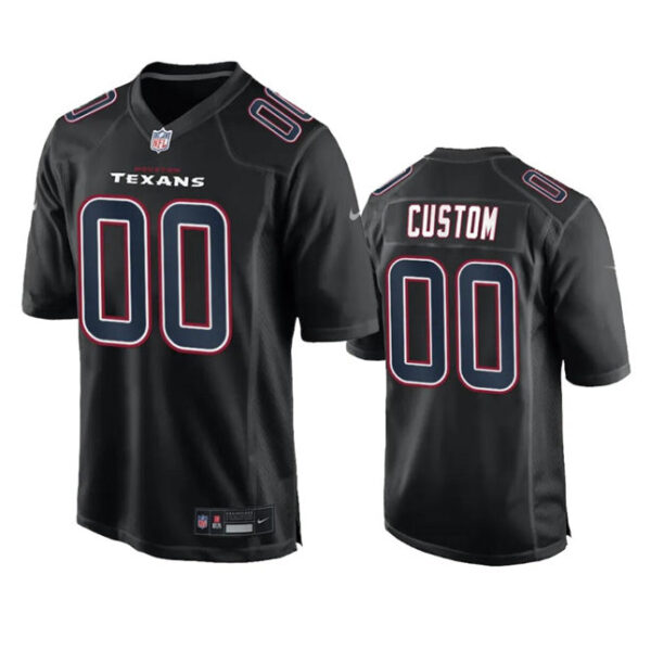 Houston Texans Active Player Custom Black Fashion Vapor Untouchable Limited Jersey