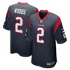 Houston Texans #2 Robert Woods Game Jersey – Navy