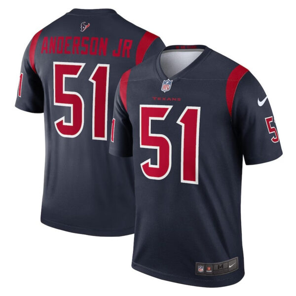 Houston Texans #51 Will Anderson Jr Legend Jersey – Navy