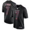 Houston Texans #7 CJ Stroud Fashion Game Jersey – Black