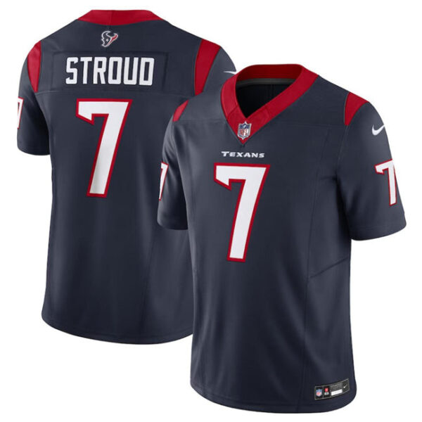 Houston Texans #7 CJ Stroud Navy 2023 FUSE Vapor Untouchable Stitched Football Jersey