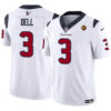 Houston Texans #3 Tank Dell White 2023 FUSE With John Madden Patch Vapor Jersey