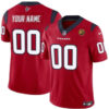 Houston Texans Active Player Custom Red 2023 FUSE With John Madden Jersey