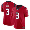 Houston Texans #3 Tank Dell Red 2023 FUSE Vapor Untouchable Stitched Football Jersey