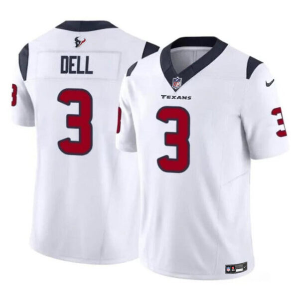 Houston Texans #3 Tank Dell White 2023 FUSE Vapor Untouchable Stitched Football Jersey
