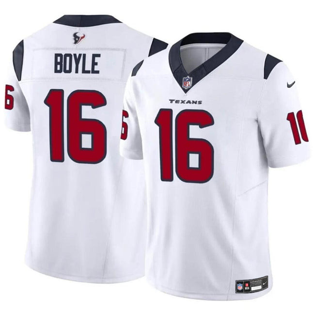 Houston Texans #16 Tim Boyle White 2024 FUSE Vapor Untouchable Stitched Football Jersey