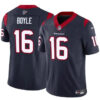 Houston Texans #16 Tim Boyle Navy 2024 Vapor FUSE Limited Stitched Football Jersey