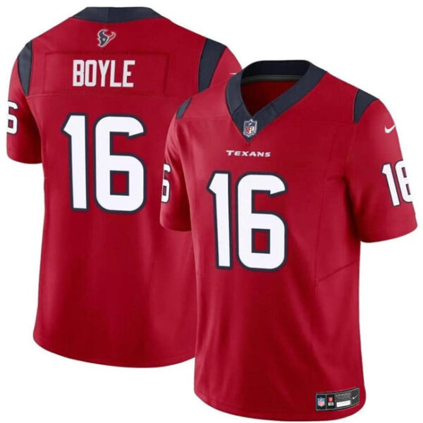 Houston Texans #16 Tim Boyle Red 2024 FUSE Vapor Untouchable Limited Stitched Jersey