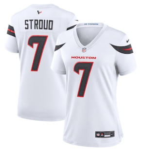 Houston Texans #7 CJ Stroud Navy 2024 2Nd Alternate FUSE Vapor Stitched Jersey 3