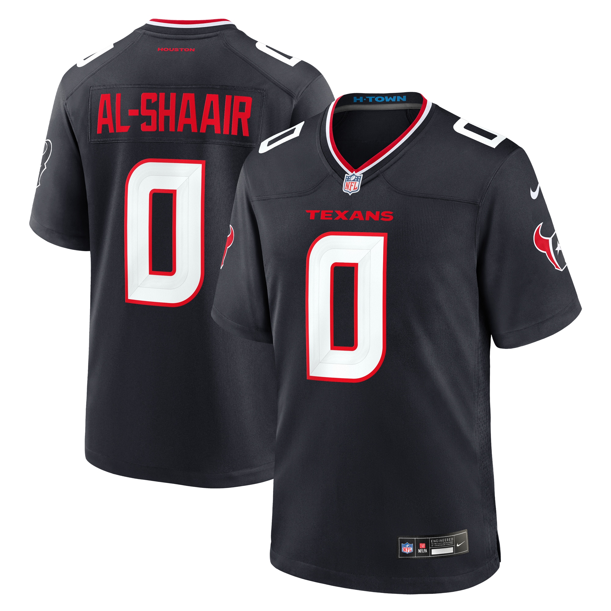 Azeez Al Shaair Houston Texans Nike Team Game Jersey Navy