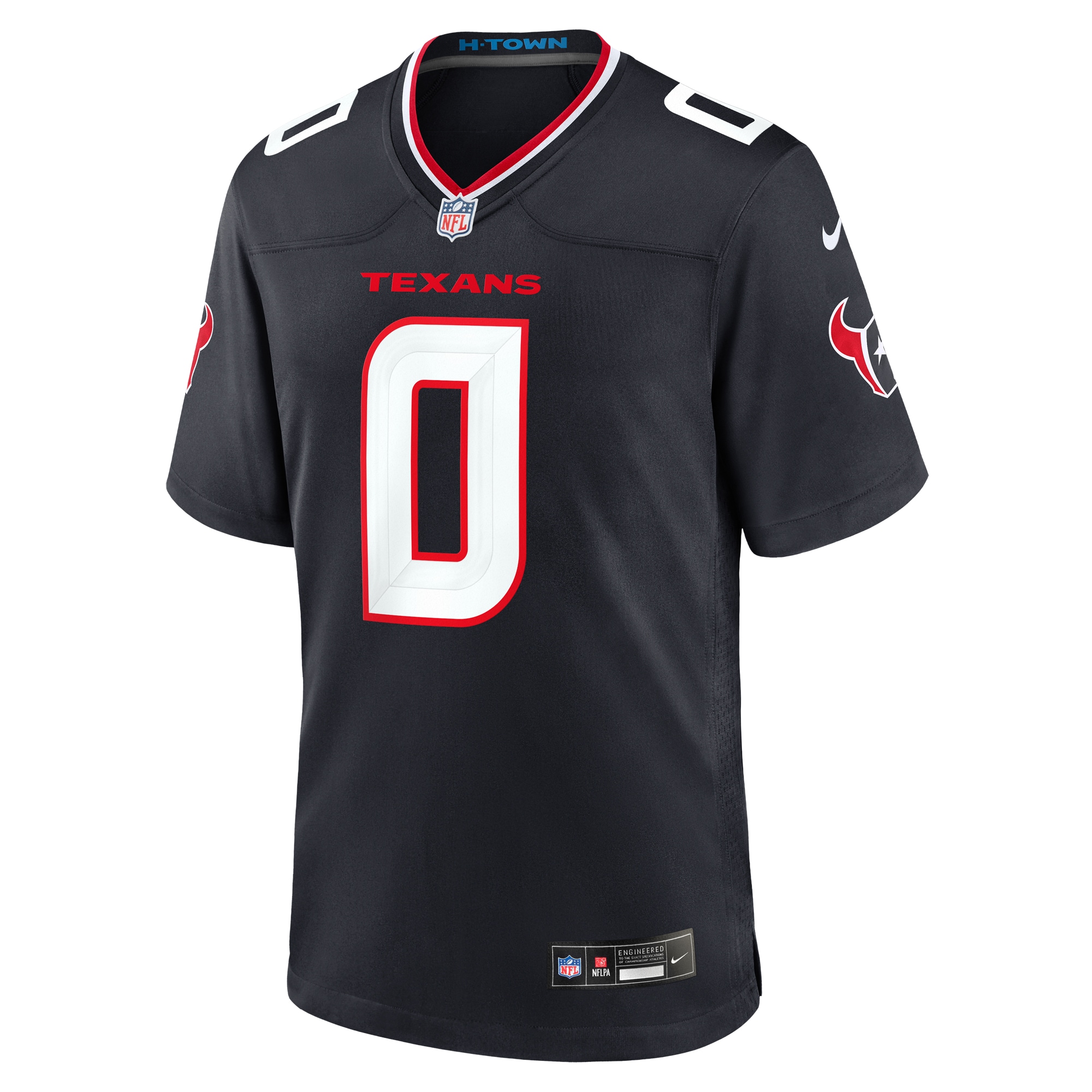Azeez Al Shaair Houston Texans Nike Team Game Jersey Navy - Image 2
