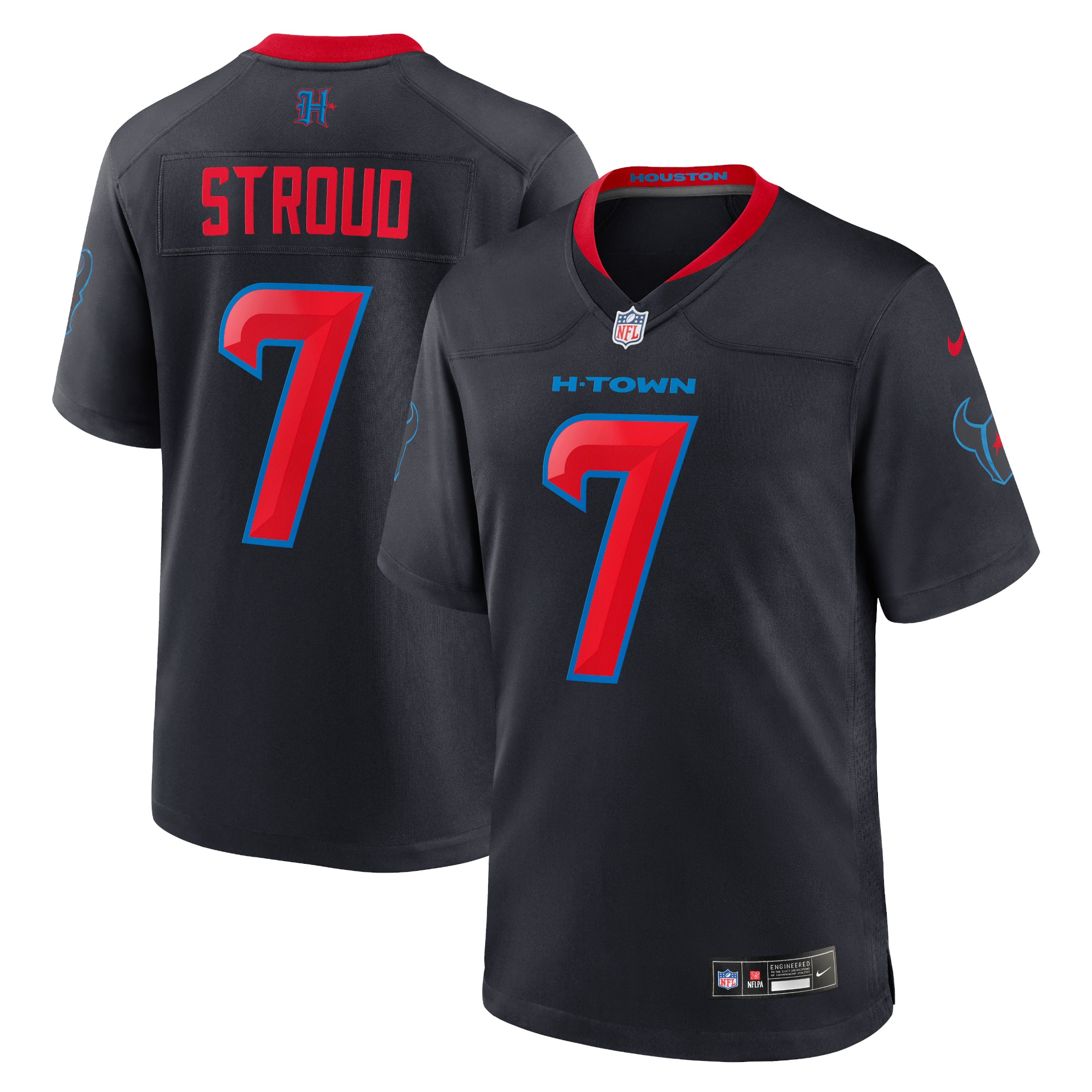 CJ Stroud Houston Texans Nike 2Nd Alternate Game Jersey Navy
