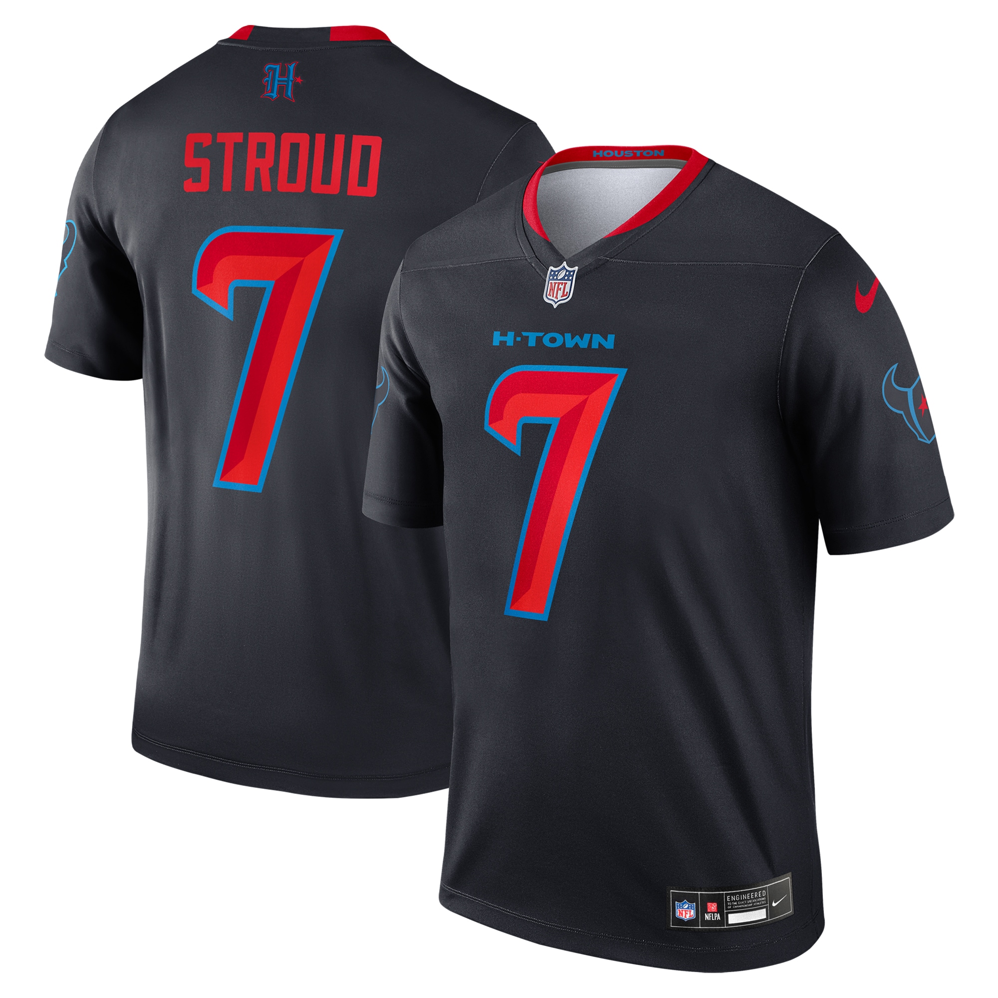 CJ Stroud Houston Texans Nike 2Nd Alternate Legend Player Performance Top Navy