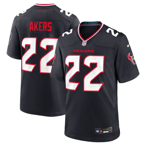 Cam Akers Houston Texans Nike Team Game Jersey Navy