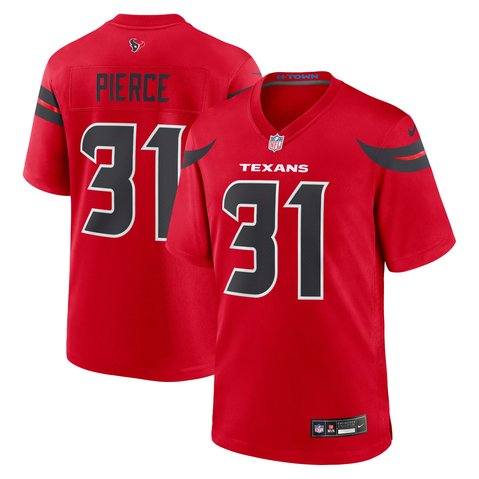 Dameon Pierce Houston Texans Nike Alternate Game Jersey Red