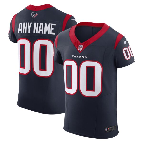 Houston Texans Nike Vapor FUSE Elite Custom Jersey Navy