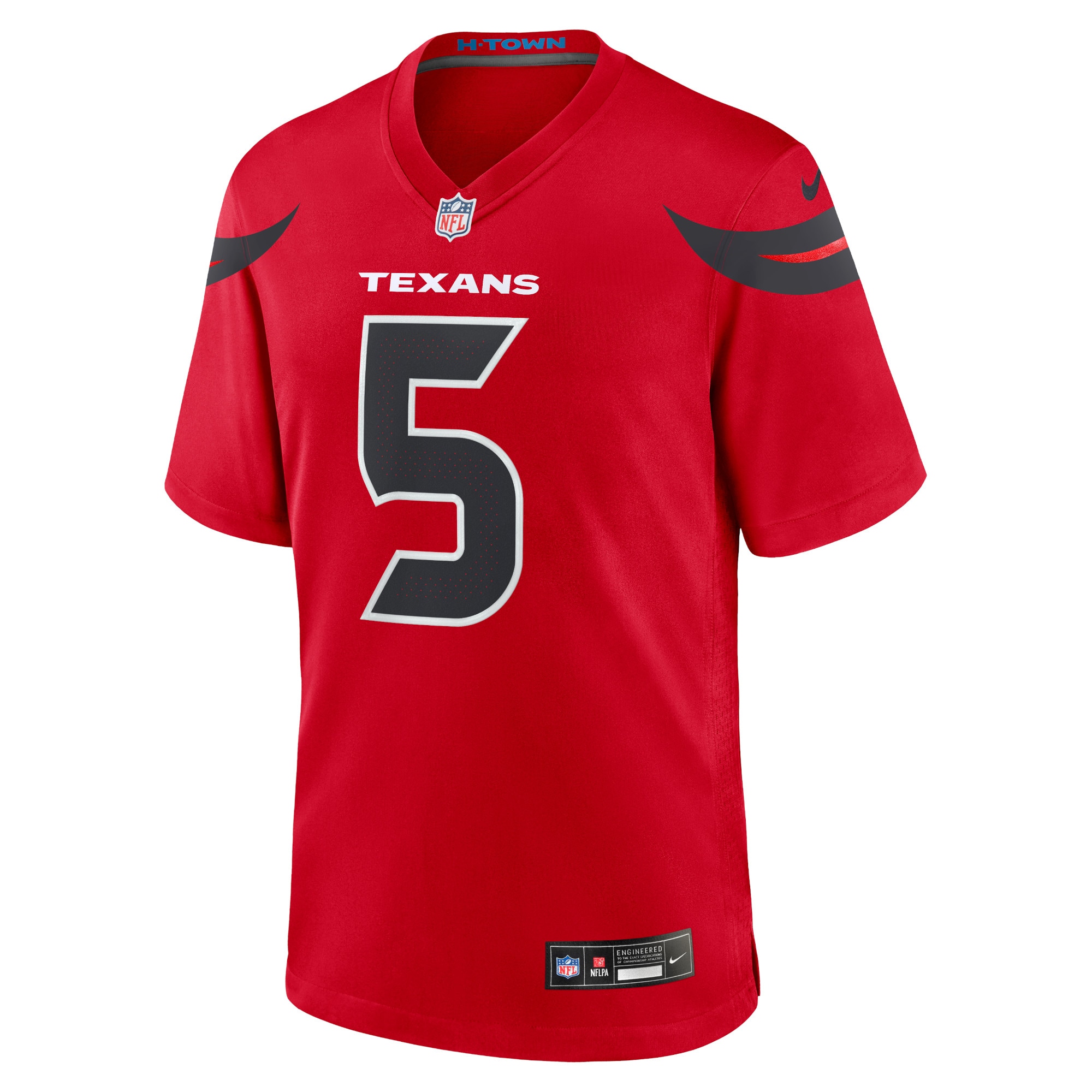 Jalen Pitre Houston Texans Nike Alternate Game Jersey Red - Image 2