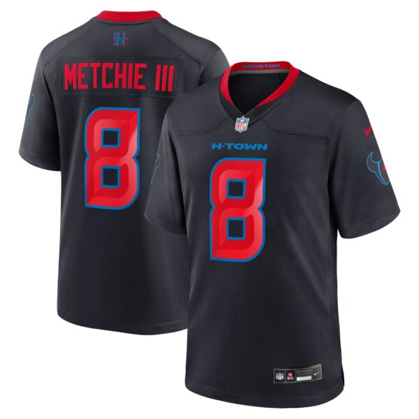 John Metchie III Houston Texans Nike 2Nd Alternate Game Jersey Navy
