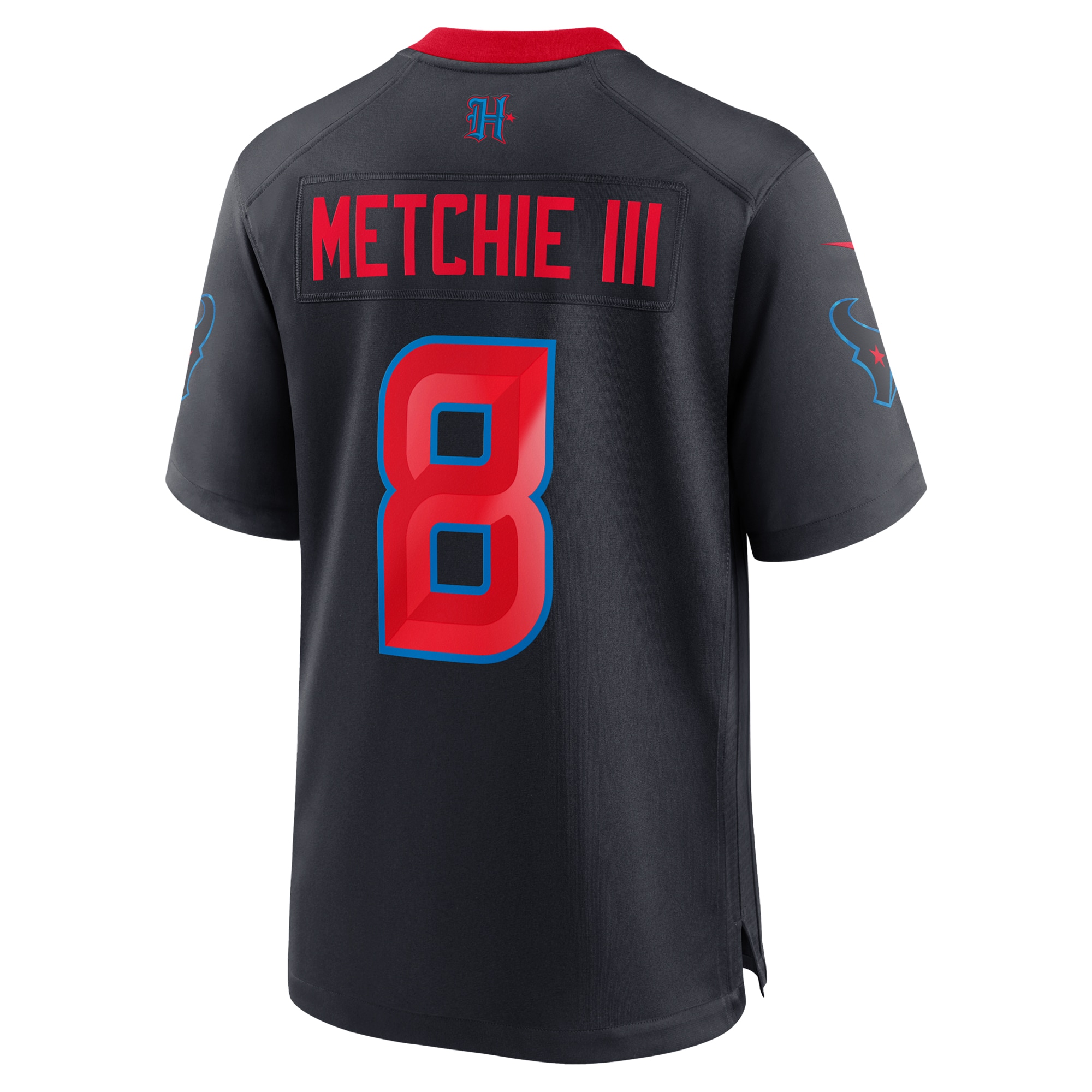 John Metchie III Houston Texans Nike 2Nd Alternate Game Jersey Navy - Image 3