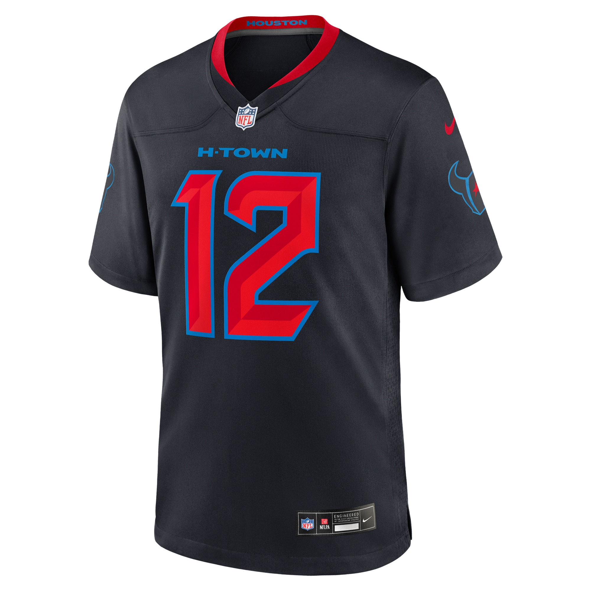 Nico Collins Houston Texans Nike 2Nd Alternate Game Jersey Navy - Image 2