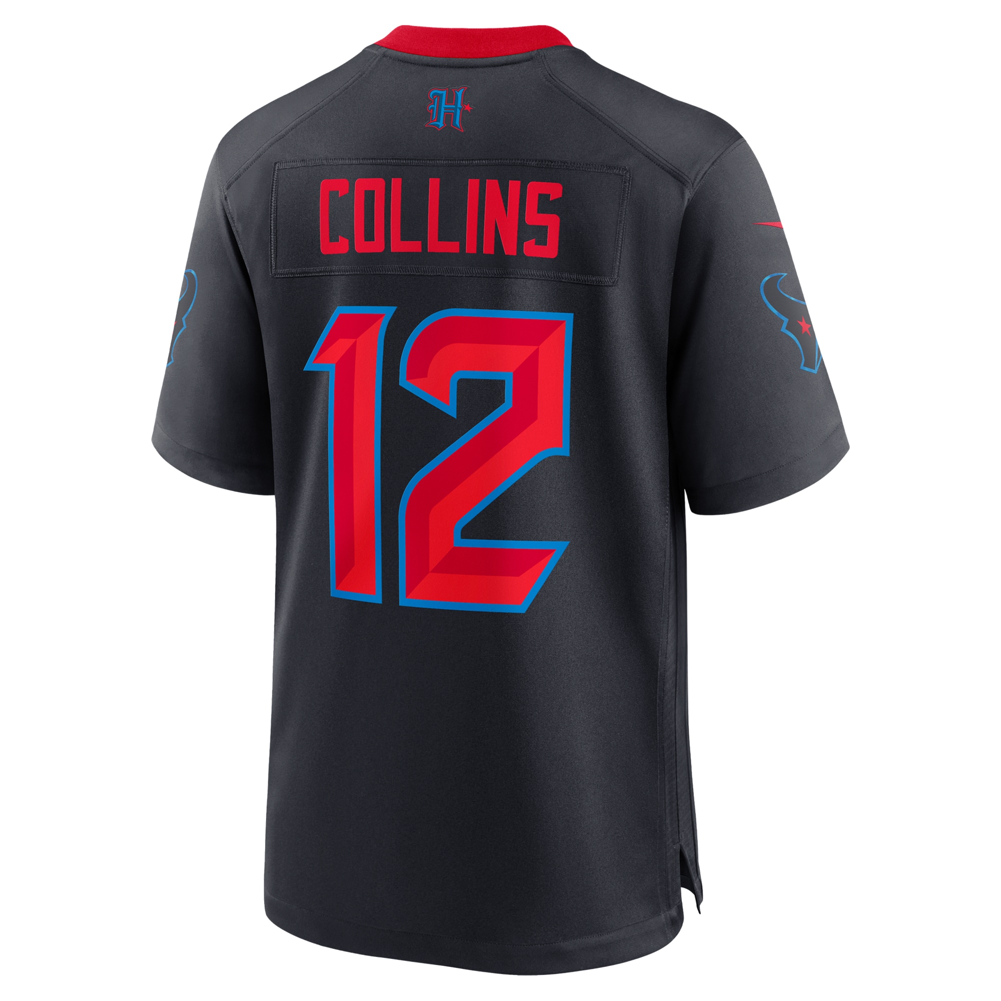 Nico Collins Houston Texans Nike 2Nd Alternate Game Jersey Navy - Image 3