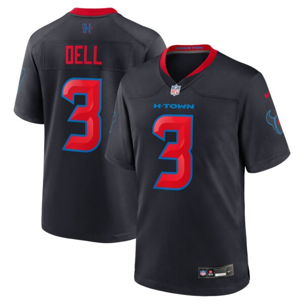 Tank Dell Houston Texans Nike 2Nd Alternate Game Jersey Navy