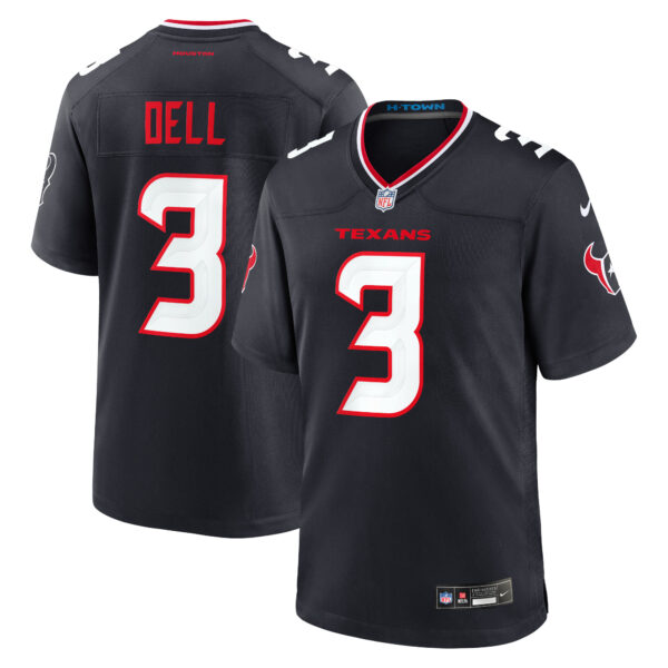 Tank Dell Houston Texans Nike Game Jersey Navy