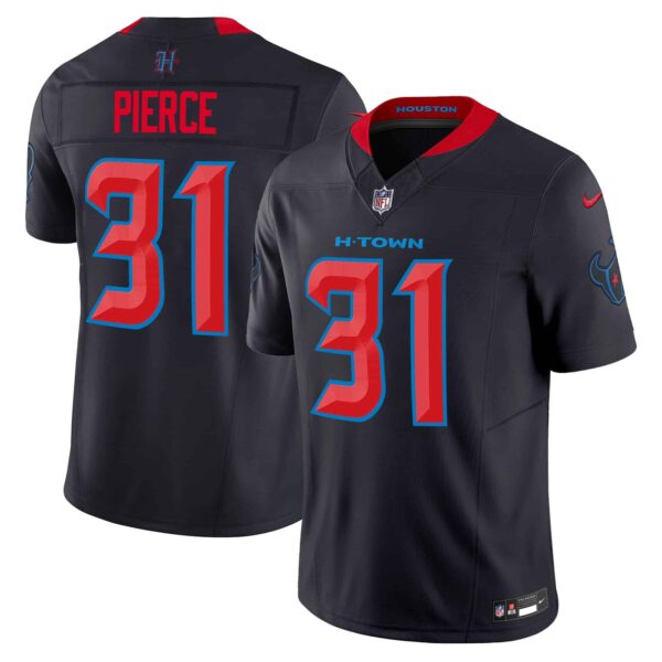 Men’s Houston Texans 2024 Vapor Limited Jersey – All Stitched – Navy Limited – Dameon Pierce