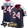 Men’s Houston Texans 2023 AFC South Champions Patch Vapor Jersey – All Stitched – Alternate – Derek Stingley Jr.