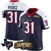 Men’s Houston Texans 2023 AFC South Champions Patch Vapor Jersey – All Stitched – Alternate – Dameon Pierce