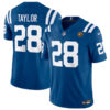 Indianapolis Colts #28 Jonathan Taylor Blue 2023 FUSE With John Madden Jersey