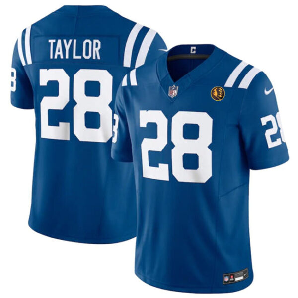 Indianapolis Colts #28 Jonathan Taylor Blue 2023 FUSE With John Madden Jersey