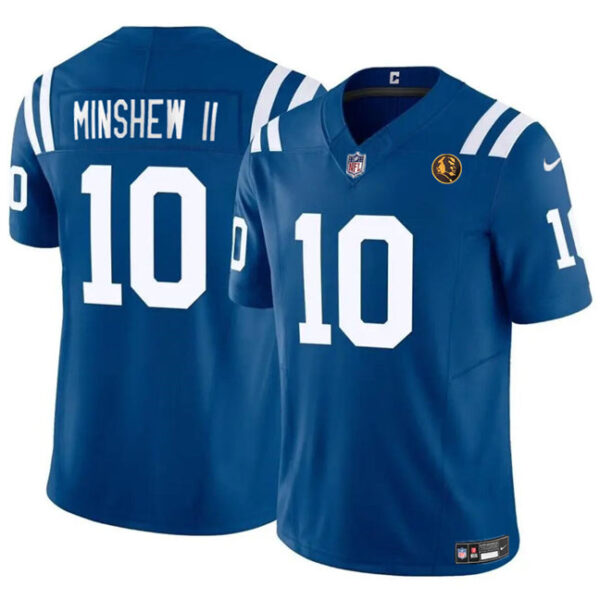 Indianapolis Colts #10 Gardner Minshew Blue 2023 FUSE With John Madden Jersey