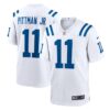 Indianapolis Colts #11 Michael Pittman Jr White Stitched Football Game Jersey