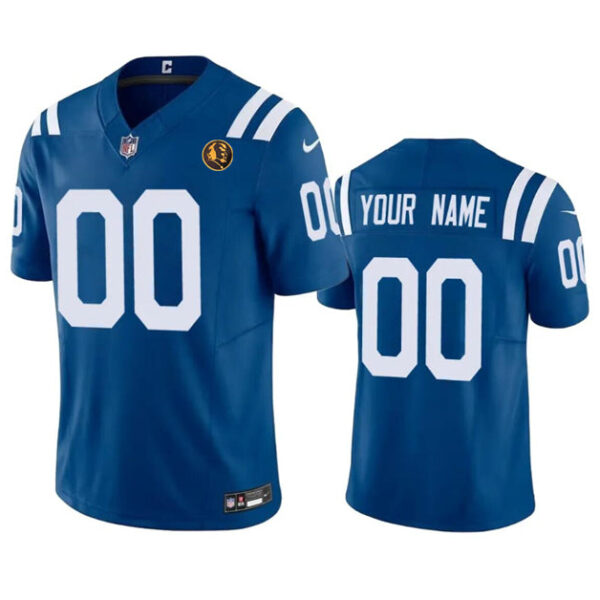 Indianapolis Colts Active Player Custom Blue 2023 FUSE With John Madden Jersey