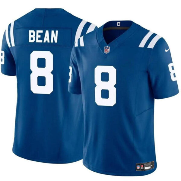 Indianapolis Colts #8 Jason Bean Blue 2024 FUSE Vapor Limited Stitched Football Jersey