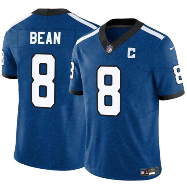 Indianapolis Colts #8 Jason Bean Blue 2024 FUSE Throwback Vapor Untouchable Jersey