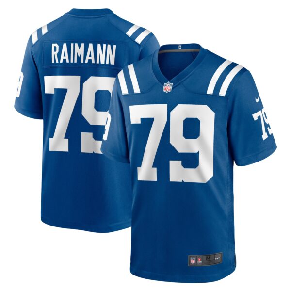 Bernhard Raimann Indianapolis Colts Nike Player Game Jersey Royal