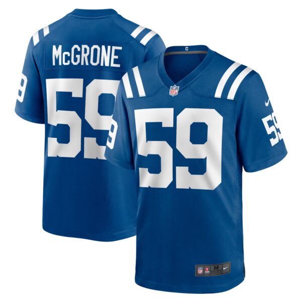 Cameron Mcgrone Indianapolis Colts Nike Team Game Jersey Royal